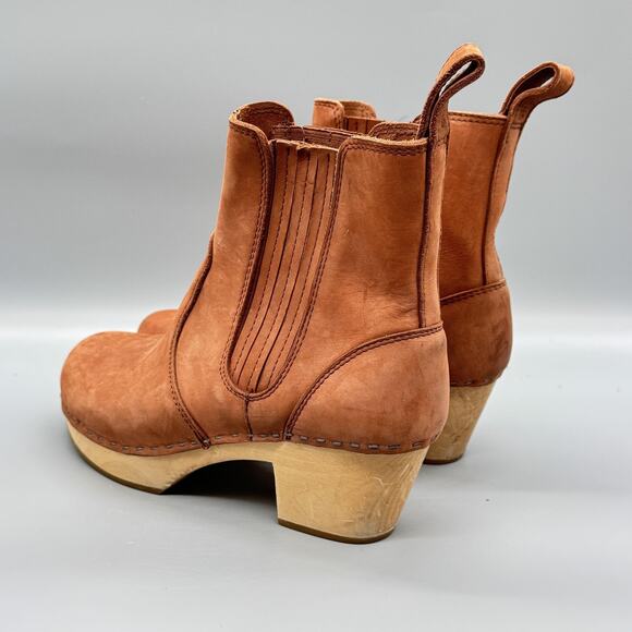 Swedish Hasbeens Tan Ankle Boots - Picture 5 of 11